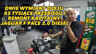 REMONT KAPITALNY JAGUAR F PACE 2.0 DIESEL INGENIUM 83 TYSIĄCE PRZEBIEGU.