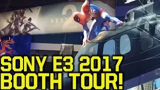 Sony E3 2017 Booth Tour - All PS4 E3 2017 Games! Spiderman PS4, Detroit Become Human & Way More