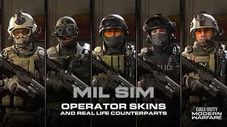 Modern Warfare Mil-Sim Operators and Real Life Counterparts | Part One
