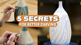 5 Secrets to Better Carving and Design - Rethink How You Design Your Pots!