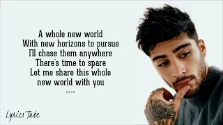 🎵ZAYN, Becky G - Un mundo ideal (Lyrics) (Versión Créditos) (De "Aladdin"/Audio Only)