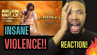 INSANE VIOLENCE!!! | Black Guy Reacts To Animal: Arjan Vailly Full Video (Film Version) | REACTION