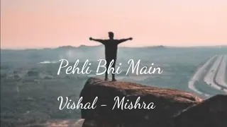 Pehli Bhi Main ll Vishal Mishra ll Animal ll Official Studio ll Lyrics Video ll SF HUB.