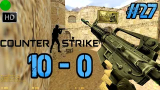 Counter-Strike 1.6 - 10-0 score? No Problem!!  - Gameplay #27 - de_dust2  [1080p60FPS]