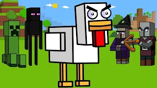 The Most Evil Chicken In Minecraft! | Block Squad (Minecraft Animation)
