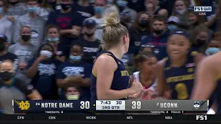 UConn Women's Basketball Highlights v. Notre Dame 12/05/2021