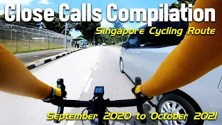 Cycling Close Calls Compilation in Singapore - 2020/2021