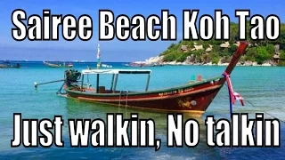 Koh Tao Sairee Beach Thailand. "Walkin, No Talkin"