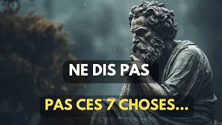 La Discrétion Stoïcienne |7 Aspects de Votre Vie à Garder Secrets pour une Existence Équilibrée