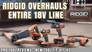 Ridgid Has BRAND NEW 18V Tools — Ridgid 18V Brushless with Max Output