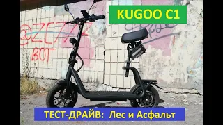 KUGOO C1.ТЕСТ-ДРАЙВ: Лес и Асфальт