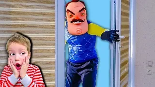 Привет сосед украл пасхальные яйца? Hello neighbor забрался в наш дом!