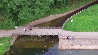 Amazing Drone Save (battery died on drone mid flight over a lake)