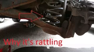 Mazda 3 Broken rear spring causes rattling | How to fix it