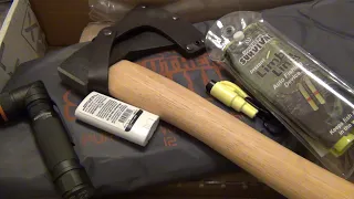 BATTLBOX : Mission 65 (July 2020)  Unique Flashlight, Axe Or Hatchet? & Disposable BBQ Grill???