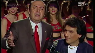 Toto Cutugno e Lino Banfi La Domenica In 1987