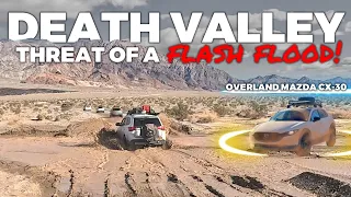 Threat of flash floods in DeathValley / Mazda CX-30 overland build