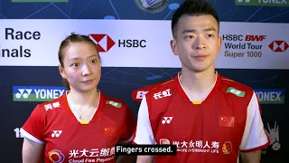 China's Huang Ya Qiong & Zheng Si Wei: Pressure is Privilege!