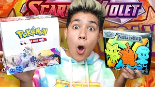 GOLD PULL!! *NEW* Pokémon Paldea Evolved Unboxing!