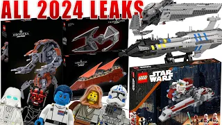 ALL LEGO STAR WARS 2024 SET LEAKS! (Clone Troopers, UCS Sets, AHSOKA, Jedi Bob, & MORE!)