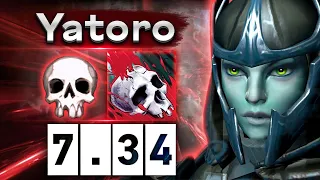 Новая Фантомка от Яторо! Очень много критов - Phantom Assassin 7.34 DOTA 2