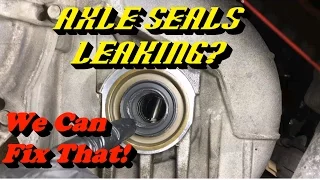 2007-2017 Ford 6F50 6 Speed Transmission Drivers Side Axle Seal Replacement **PLUS SOME GREAT NEWS**