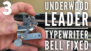 Typewriter Cleaning and Repair Basics #3 Bell Fixed