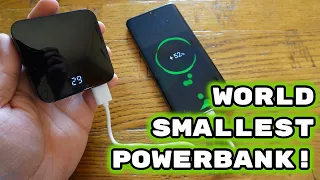 World's smallest T-CORE 20000M  Power Bank:  Review & Current Output Test