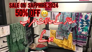 sapphire sale  flate 50 % off 2024 || sapphire summer sale 2024 || sapphire summer sale 2024 price