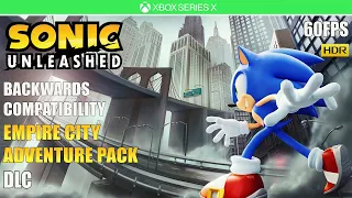 Sonic Unleashed - Empire City Adventure Pack DLC  [60FPS HDR] [XBOX SERIES X]