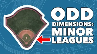 Minor League Ball Parks with Weird Dimensions