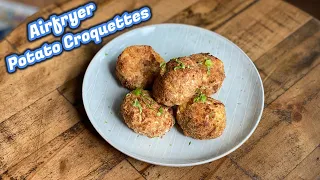 Airfryer Cheesy Potato Croquettes