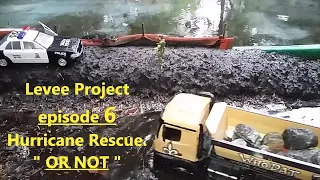 Levee Project episode 6   Hurricane Isaias Rescue - RC Construction site