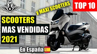 TOP 10: Scooters Mas Vendidos de 2021 en España