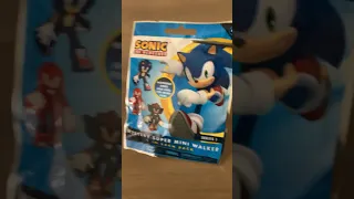 Opening a sonic the hedgehog mystery mini walker