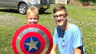 I Made a Captain America Shield for a 4 Year Old