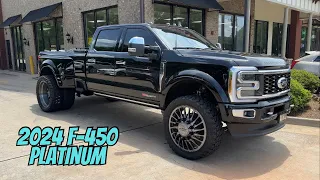 ** 2024 Ford F-450 Platinum ** on 26” JTX Forged wheels and a Wicked MFG lift kit