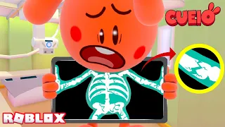 CUEIO QUEBROU todos OSSOS do CORPO !! Roblox Broken Bones Gameplay Cartoon Character VTuber