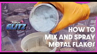 Tips on How to Mix and Spray Metal Flakes