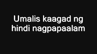 Halik - Kamikazee (Lyrics)