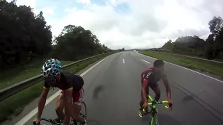 Evandro Portela - Vácuo de Bike  chegando a 124 km h
