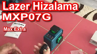 LAZER HİZALAMA mxp07g max extra yeşil, lazer terazi aparatları nasıl kullanılır.