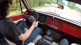 1970 Chevy C10 350 3 speed driving