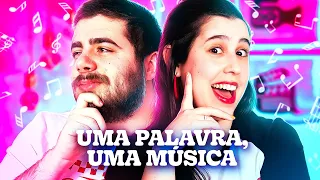 DESAFIO UMA PALAVRA, UMA MÚSICA COM MEU NOIVO! Ft Jean Garrau