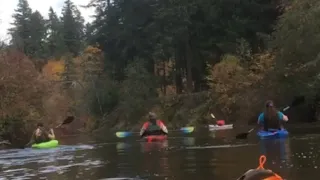 Social paddle mayhem—45° on the Tualatin River