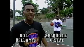 1995 Bill Bellamy with Shaquille O’Neal and Hakeem Olajuwon Shaq