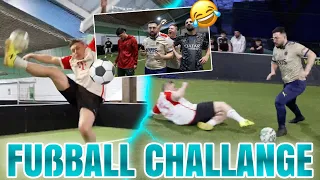 FUSSBALL CHALLENGE GEGEN JORDAN & SEMIH! 🔥⚽️ 2vs2 mit Maus Abi 👀