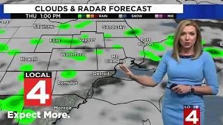 Tracking spotty showers, break from the heat across Metro Detroit: More details here