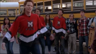 Glee - Puck fights with Rick 'the stick' nelson 3x20