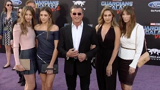 Sylvester Stallone, Jennifer Flavin "Guardians of the Galaxy Vol 2" World Premiere